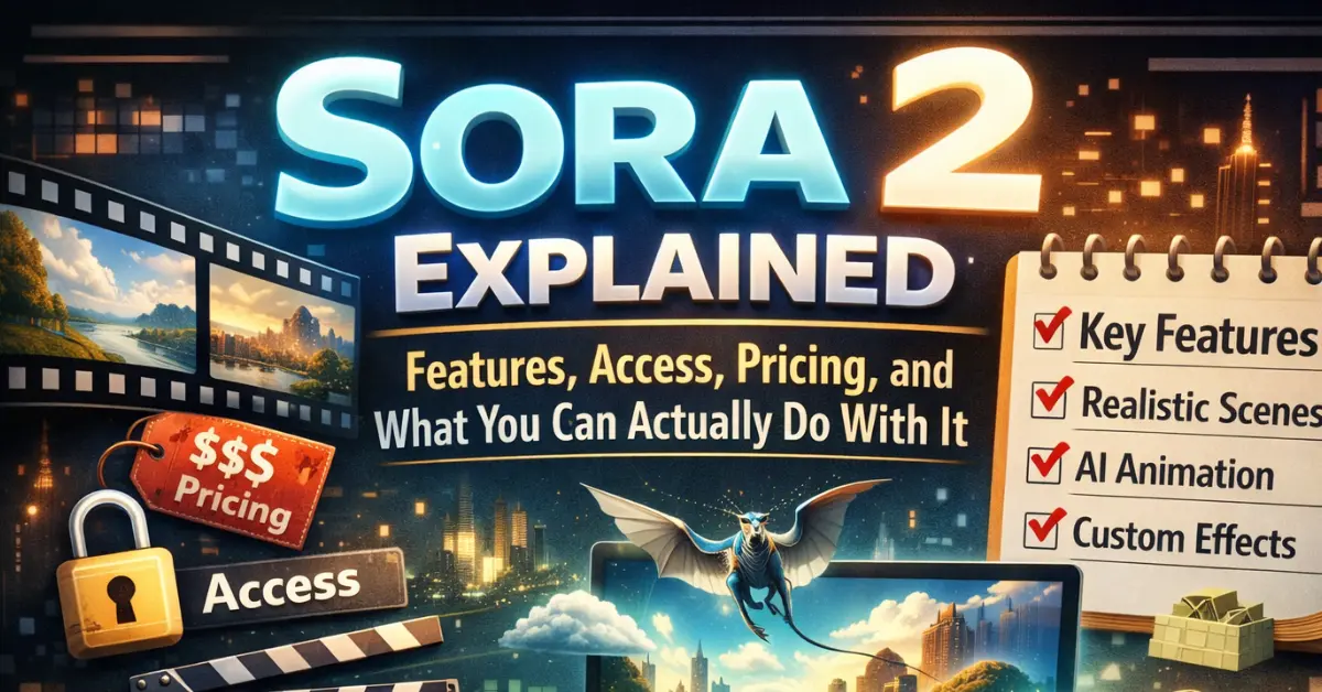 Sora 2 Explained: Features, Access, Pricing, and What You Can Actually Do With It