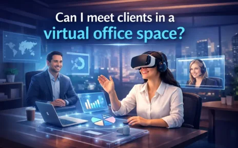 Virtual office meeting spaces