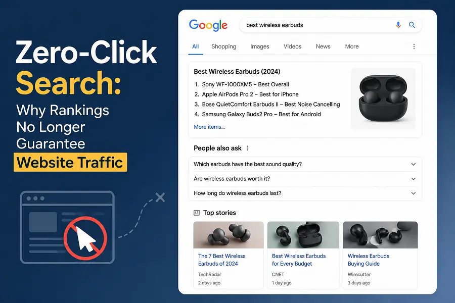 Why Rankings No Longer Guarantee Website Traffic