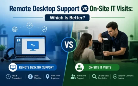 Remote Desktop Support vs On-Site IT Visits