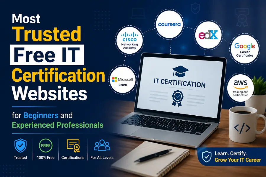 Top Online Learning Platforms Offering Free IT Certifications