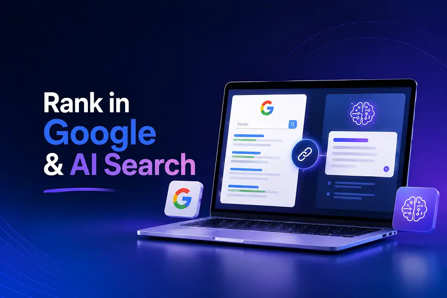 rank in Google and AI search