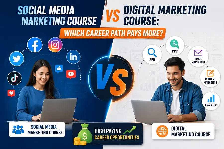 Social Media Marketing Course VS Digital Marketing Course
