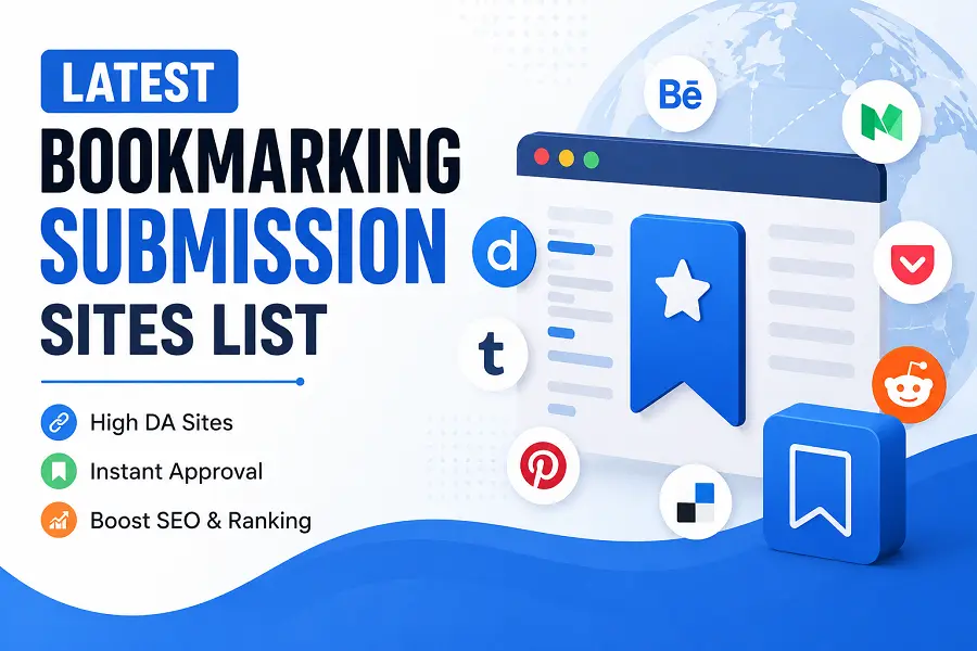 New Bookmarking Submission Sites List