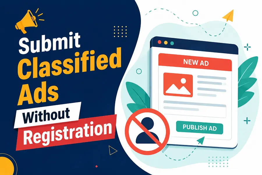 Submit Classified Ads Without Registration