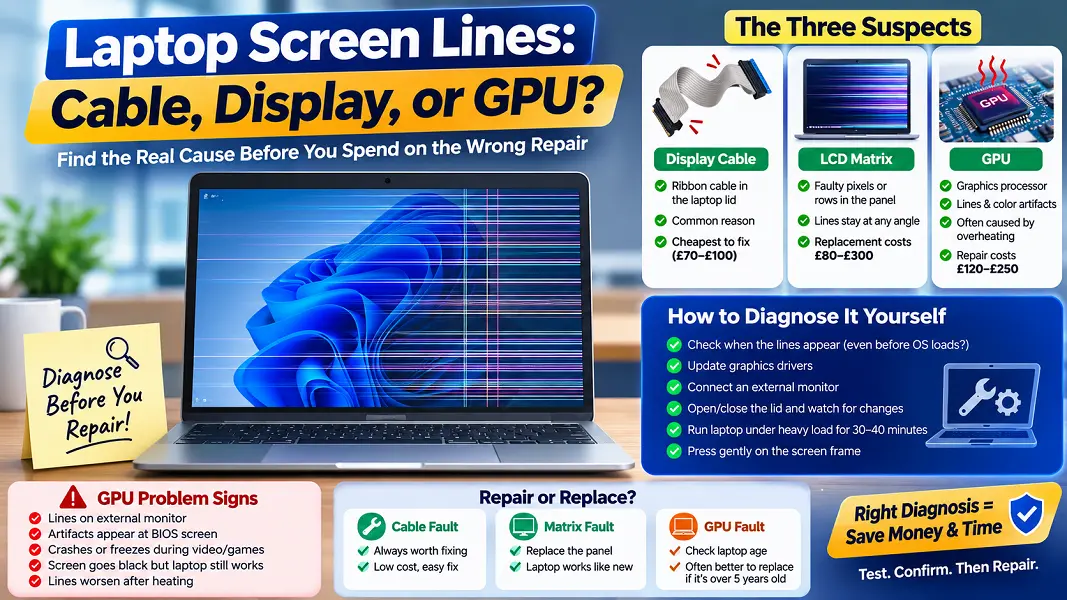 Laptop Screen Lines