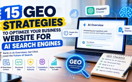 Generative engine optimization strategies